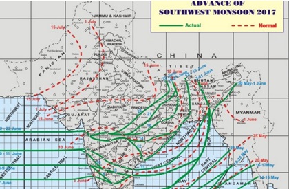 Monsoon enters the state