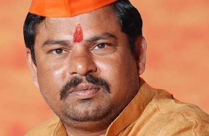 BJP  MLA  Telangana  Hyderabad  Goshamahal  Raja Singh  Vande Mataram  abuse  Amit Shah  Shivraj Singh Chouhan