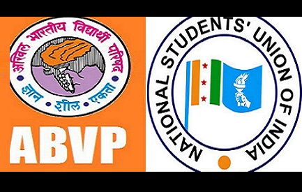 ABVP  NSUI  RSS  BJP  Congress  Madhya Pradesh  MP  Students