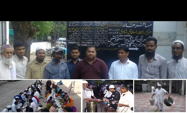 The team, volunteers who ensure that food is delivered to hospitals and meals provided to everybody at mosque twice daily