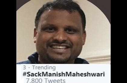 Twitter  Casteist Twitter  Hate  Casteism  Racism  Manish Maheshwari  Twitter India